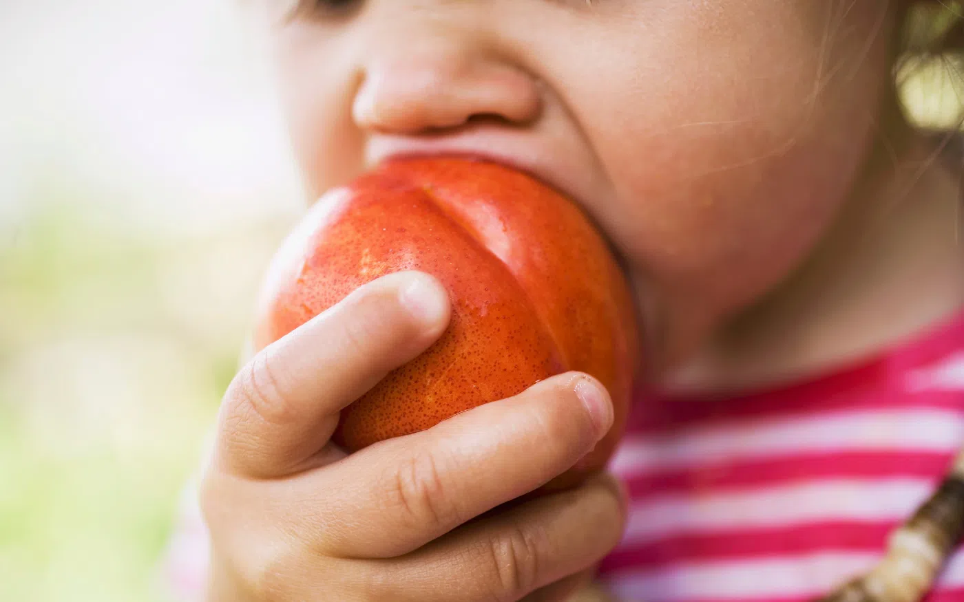 Jeune enfant qui fait des morsures.